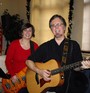 Steve Fisher and Dani Biagio sing Christmas carols